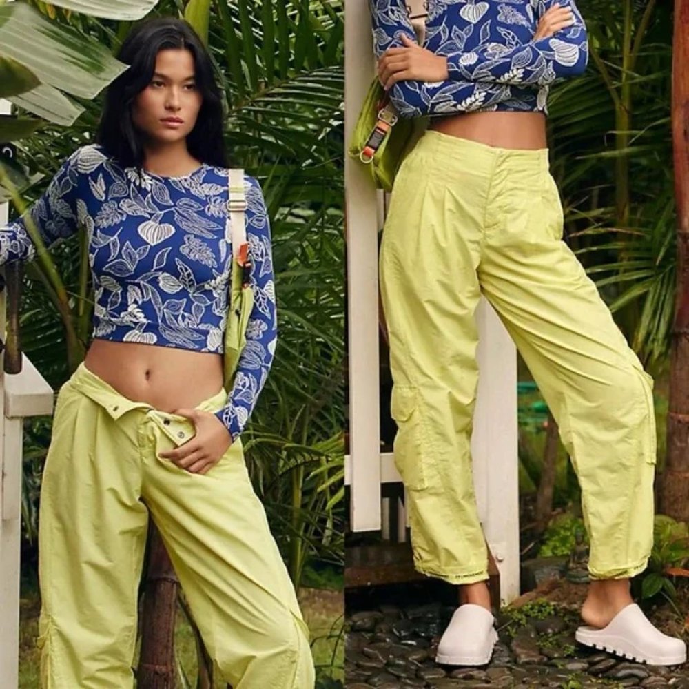 NWOT Free People Mesmerize Me Solid Pants in Afterglow l Size Small